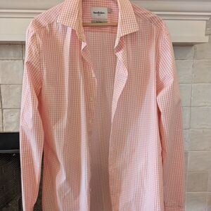 Goodfellow & Co Men's Light Pink Checkered Shirt